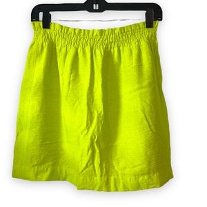 J Crew Women’s neon green skirt athletic